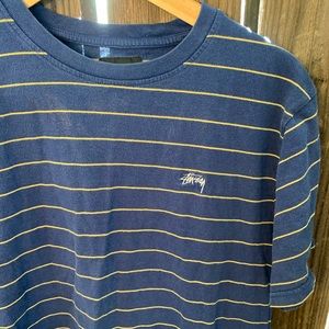 Mens Stussy Striped Shirt
